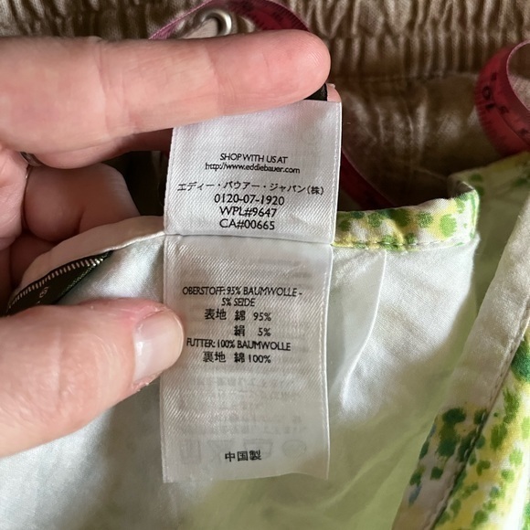 Eddie Bauer White Floral Print Tiered Midi Skirt Size 6 - Picture 9 of 13